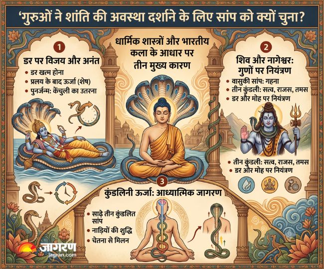 शिव के गले से लेकर विष्णु के आसन तक जानिए भारतीय दर्शन में सांपों का गहरा अर्थ